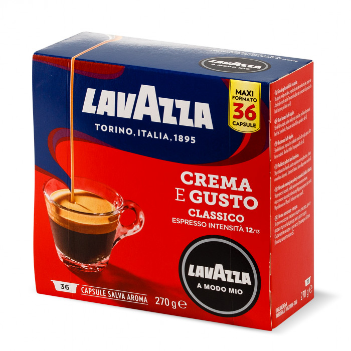 36 capsule Lavazza A Modo Mio Crema e Gusto Classico