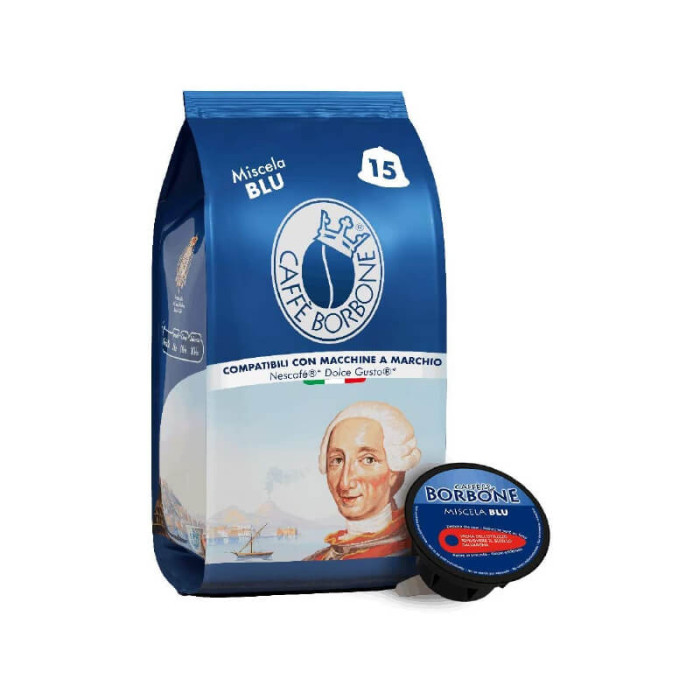 90 Capsule Nescafè Dolce Gusto Borbone Blu