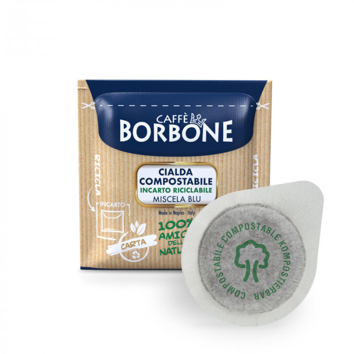 100 Cialde Caffè Borbone Miscela BLU