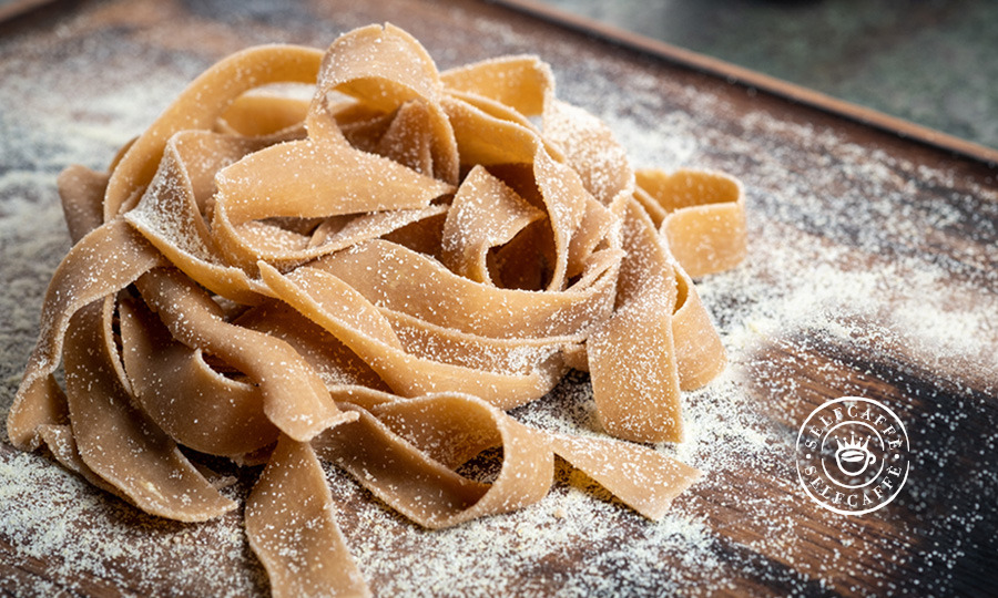 Pasta fatta in casa al caffè